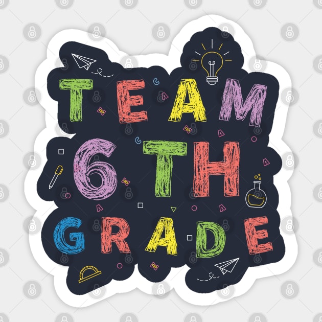 Team 6ht Grade First Day of School Sticker by Gaming champion